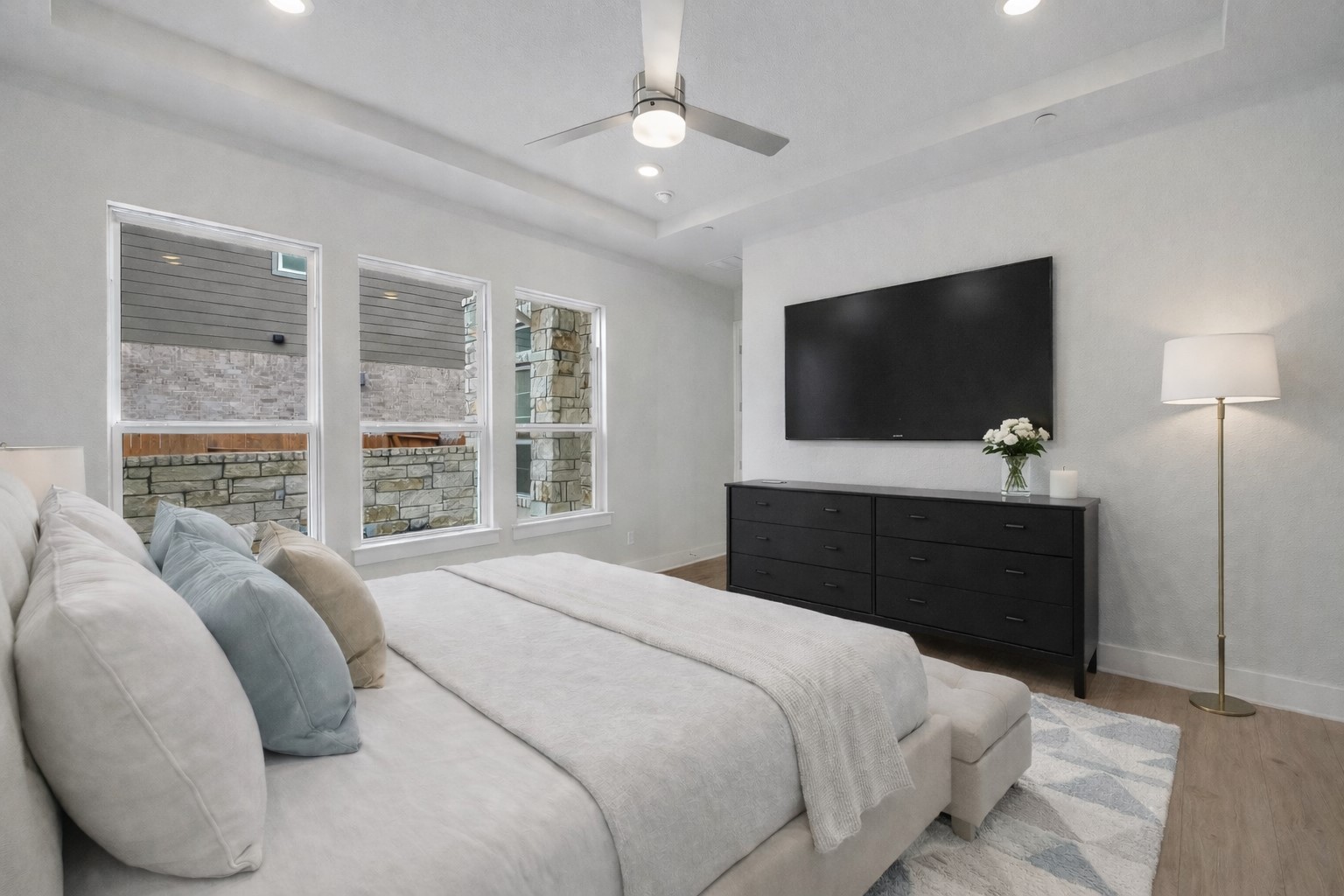 17308 Hattie Trace Austin, TX 78738 - Photo 14 of 39 *Virtually Staged Primary Bed*