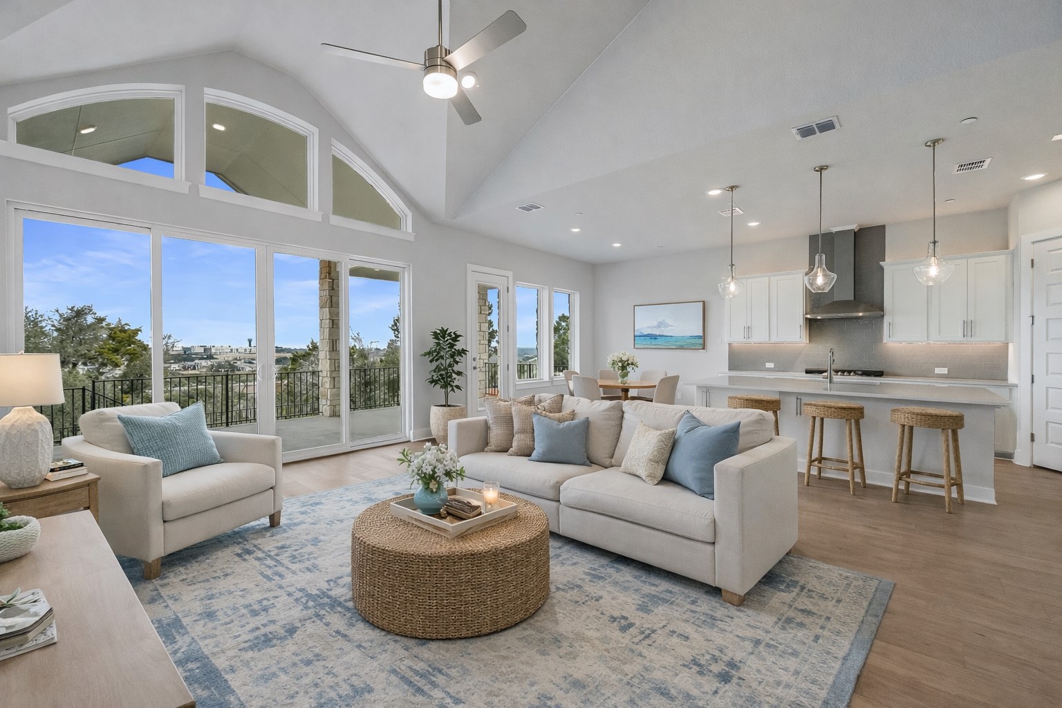 17308 Hattie Trace Austin, TX 78738 - Photo 4 of 39 *Virtually Staged Family Room*