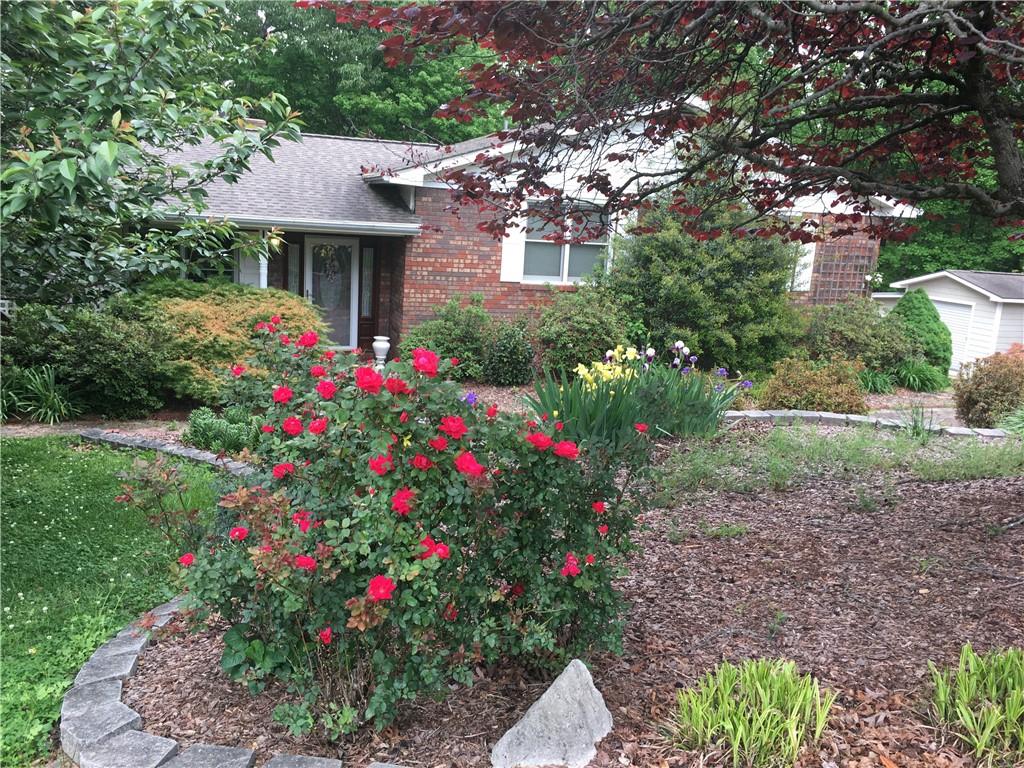 15272 Fincher Road Jasper, GA 30143 - Photo 1 of 1 a view of a white house with a yard and flower plants