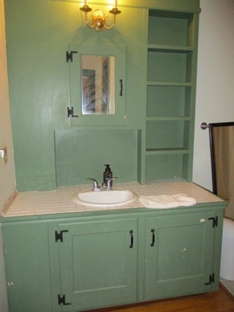 258 Chestnut Street Rehoboth, MA 02769 - Photo 22 of 34 a bathroom with a sink and a mirror
