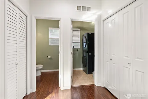 wooden floor in a gallery