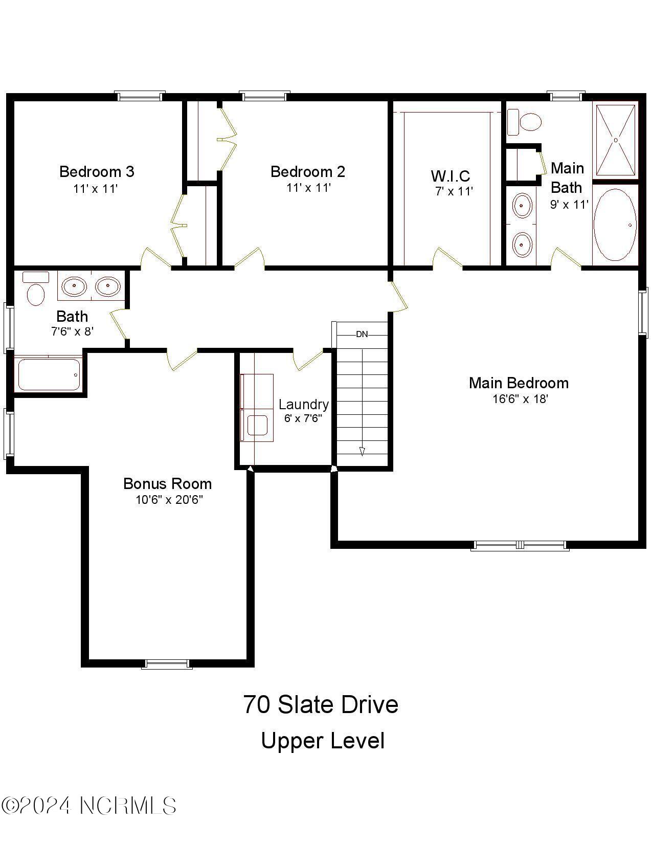70 Slate Drive Spring Lake, NC 28390 - Photo 58 of 59 70 Slate Dr upper level-page-001