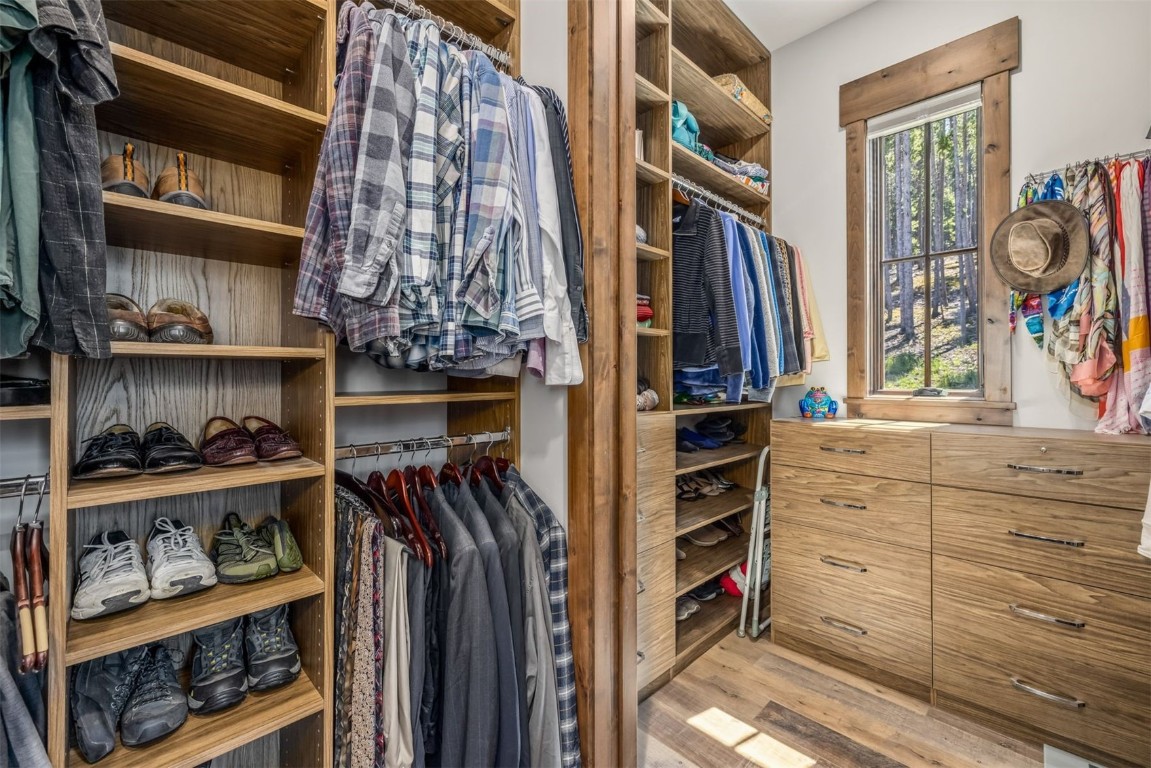 242 Point View Place Breckenridge, CO 80424 - Photo 20 of 47 a view of walk in closet with clothes and shoes