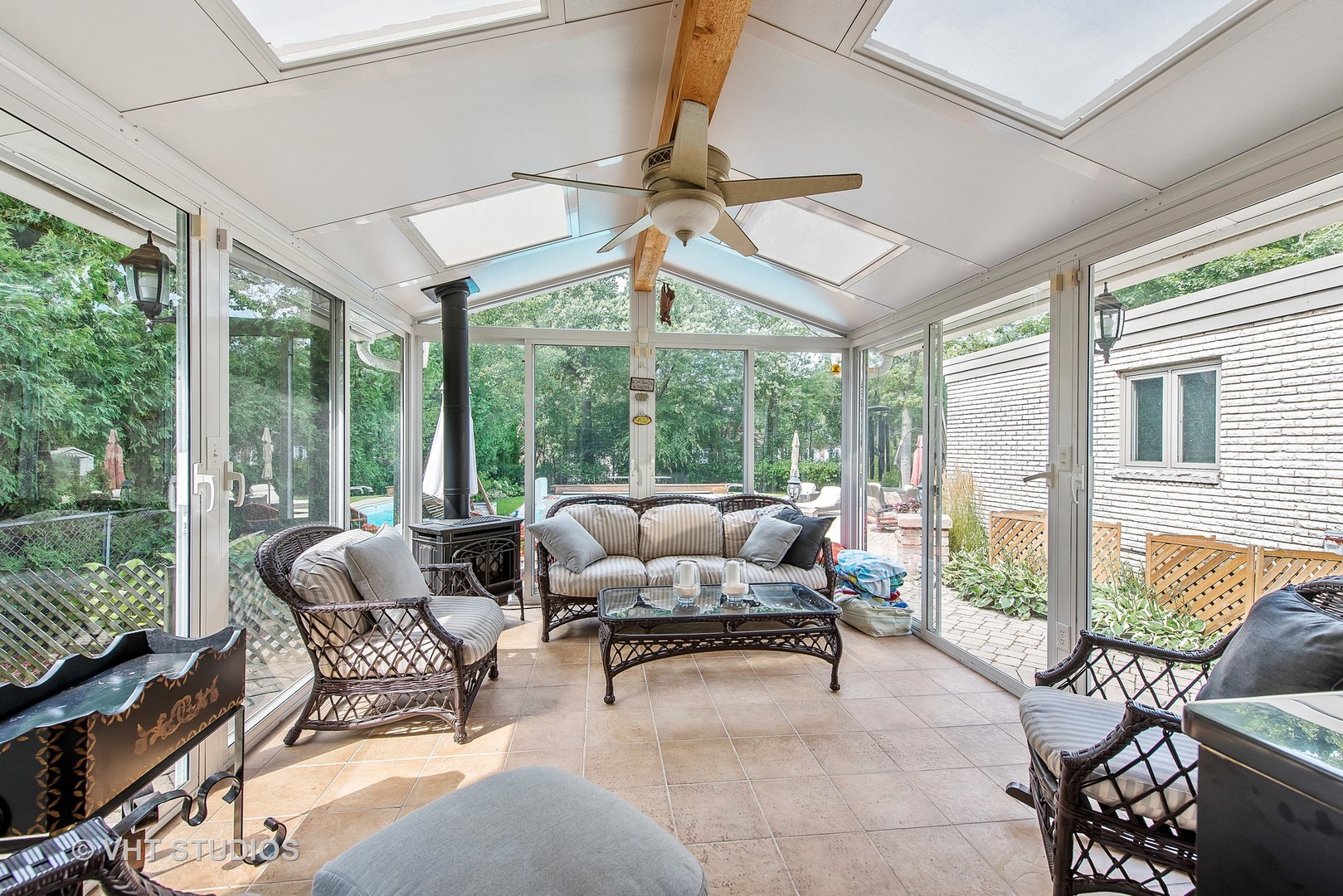 235 Maple Hill Road Glencoe, IL 60022 - Photo 13 of 35 a living room with furniture and a large window