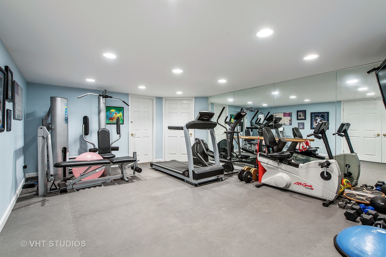 235 Maple Hill Road Glencoe, IL 60022 - Photo 26 of 35 a view of a room with gym equipment