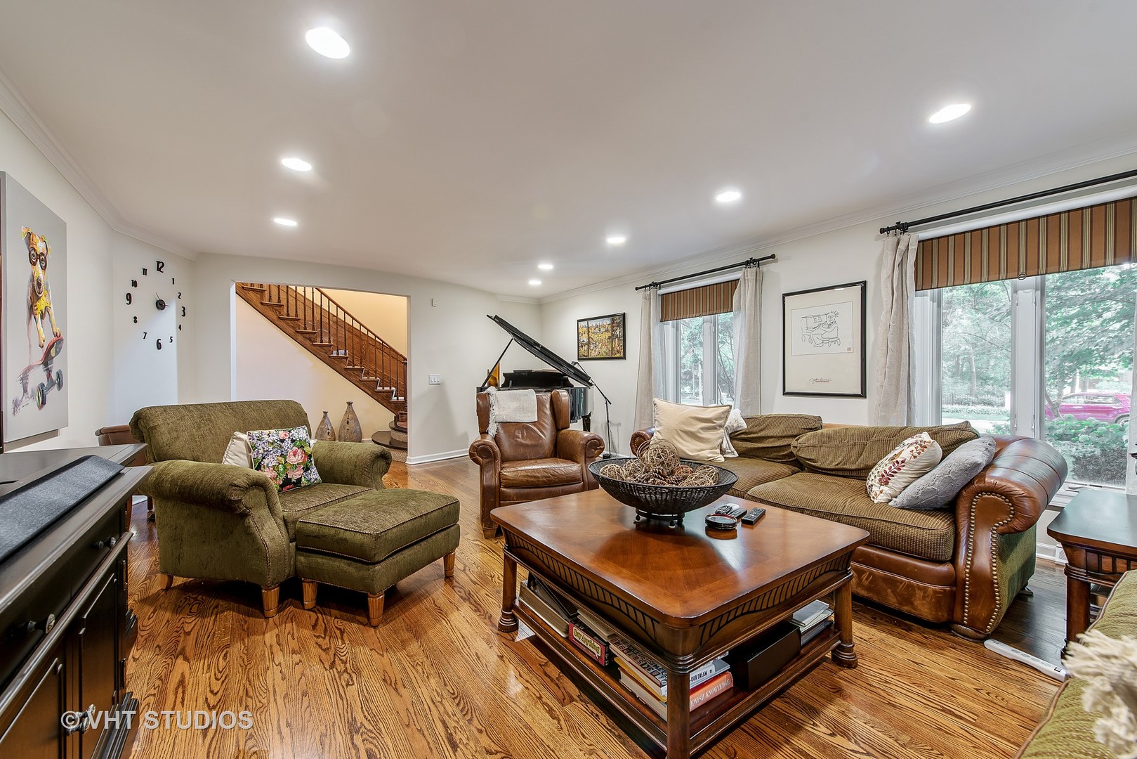 235 Maple Hill Road Glencoe, IL 60022 - Photo 3 of 35 a living room with furniture a rug and a large window