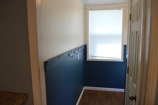 a view of front door