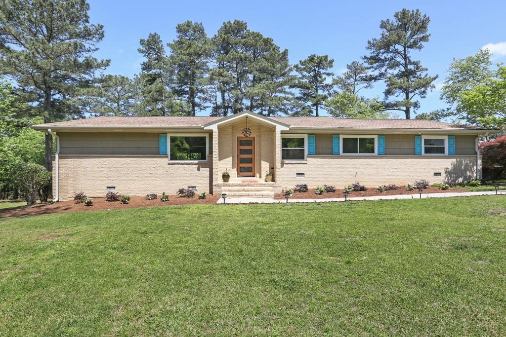 2196 Ingram Road Duluth, GA 30096 - Photo 1 of 1 Mid-century- modern stunner offers step-less open floor plan! New Everything, roof, landscaping, HVAC , Kit, Baths and more!