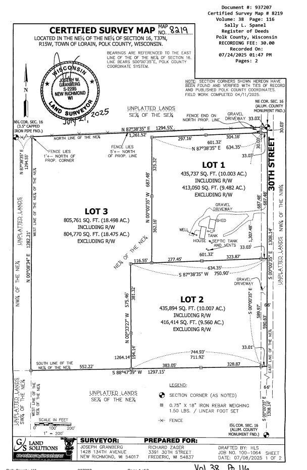 3391 30th Street Frederic, WI 54837 - Photo 11 of 12