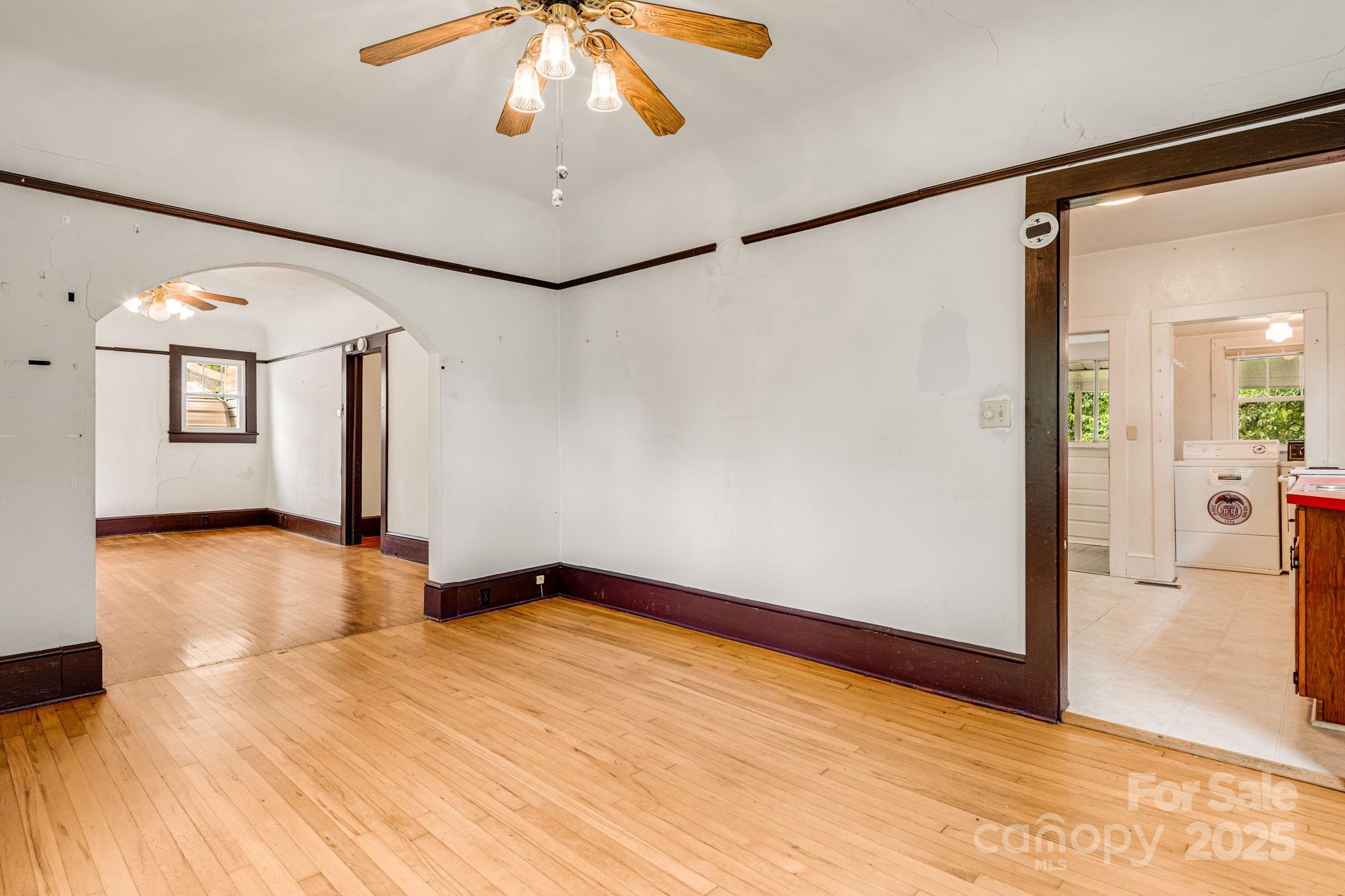 206 Rhododendron Drive Brevard, NC 28712 - Photo 14 of 36 a view of empty room with wooden floor