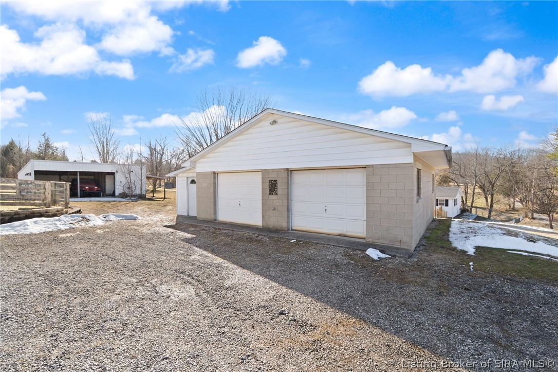 7368 West Relender Road Georgetown, IN 47122 - Photo 5 of 61 30'x26' detached garage and workspace!