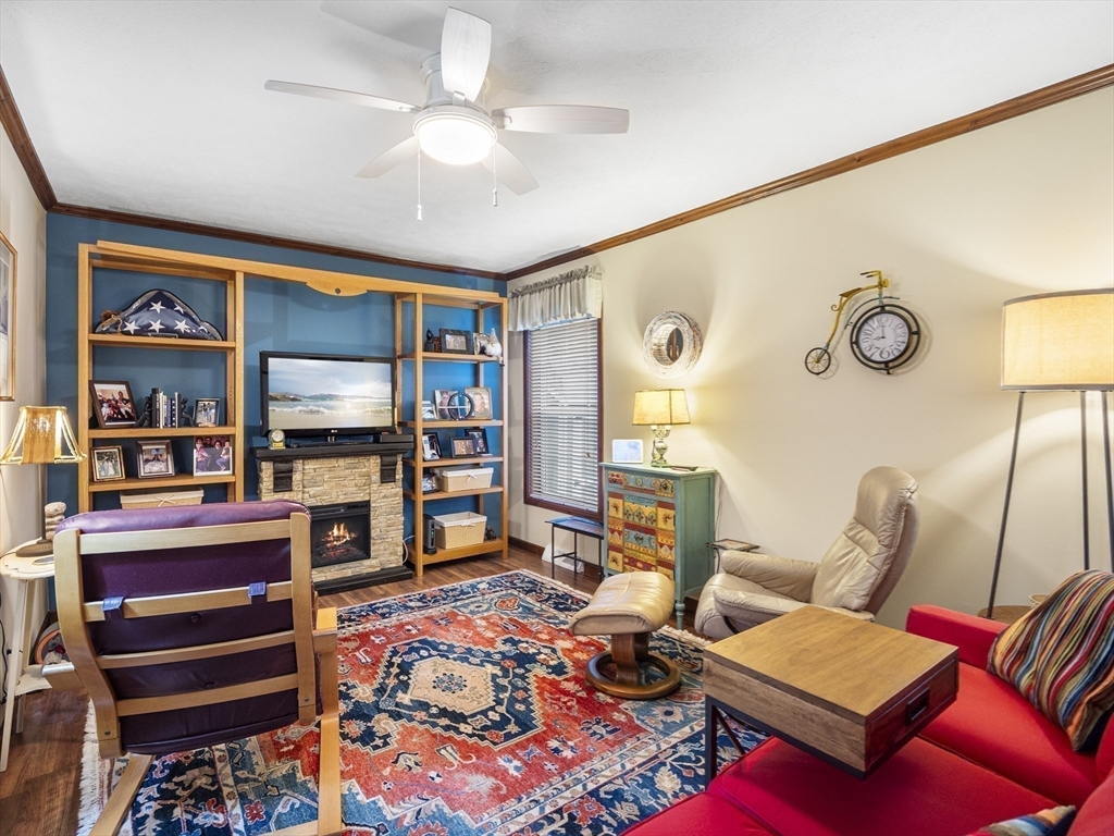 53 Ruby Road Gardner, MA 01440 - Photo 17 of 40 a living room with furniture and a flat screen tv