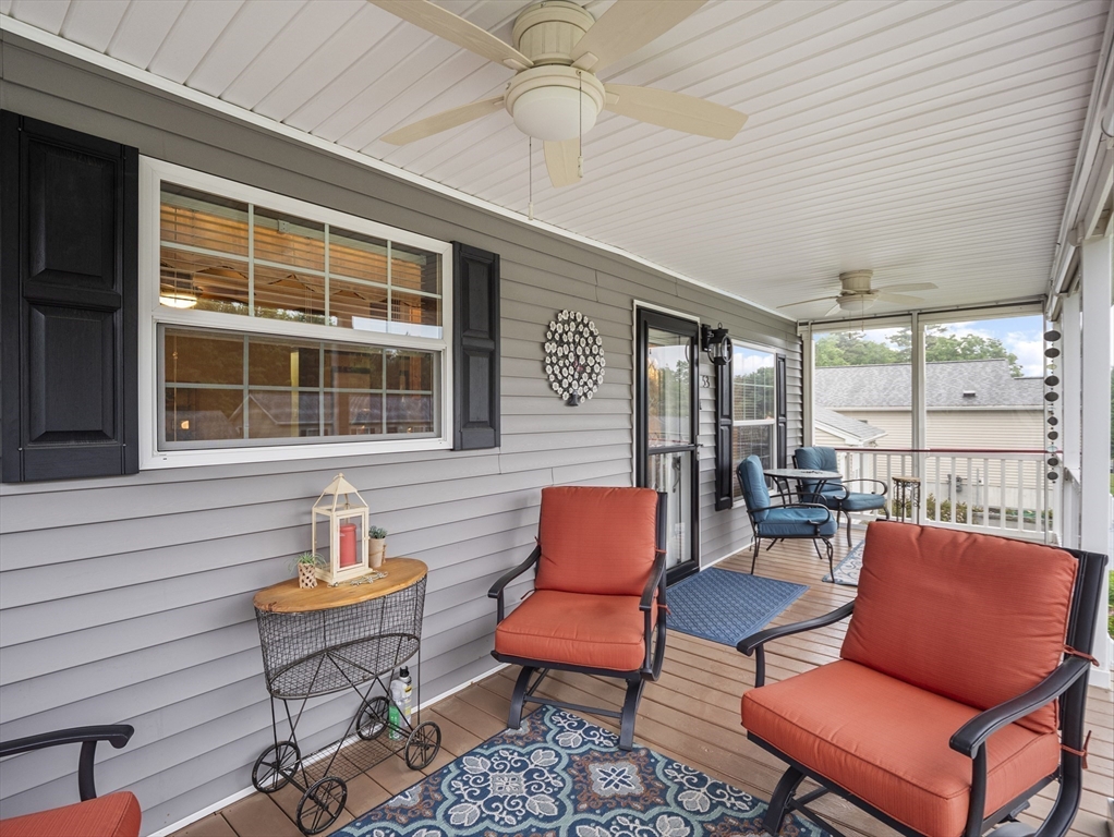53 Ruby Road Gardner, MA 01440 - Photo 5 of 40 a outdoor living space with patio furniture and a potted plant
