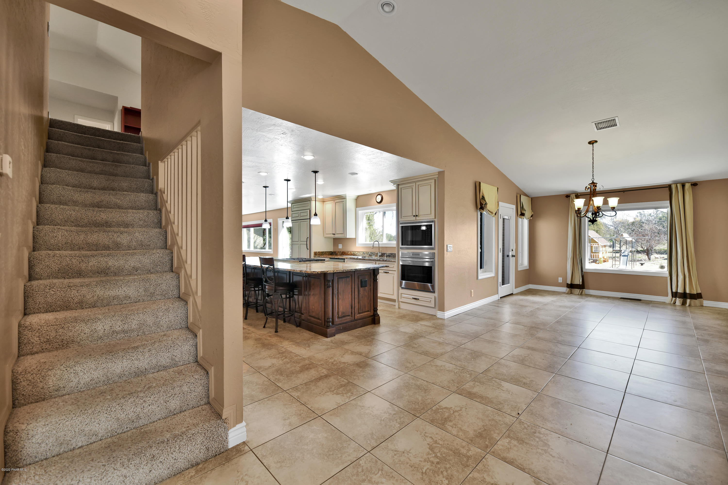 1924 Estrella Road Prescott, AZ 86305 - Photo 41 of 71 Kitchen/Dining/Stairs