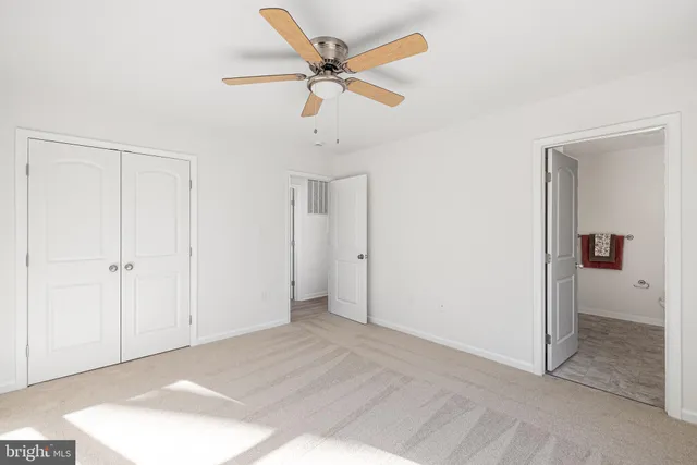 a view of an empty room