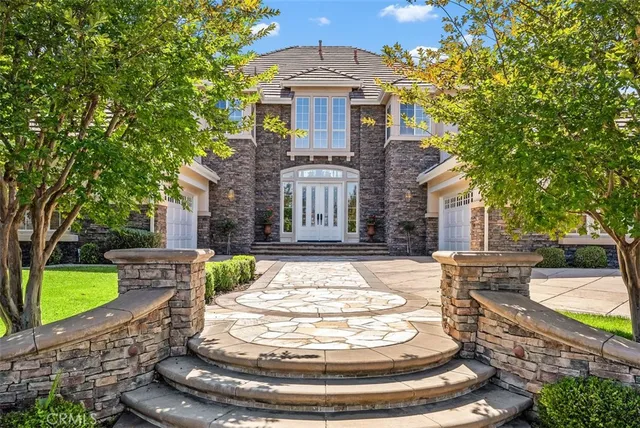 a view of a city with mountain