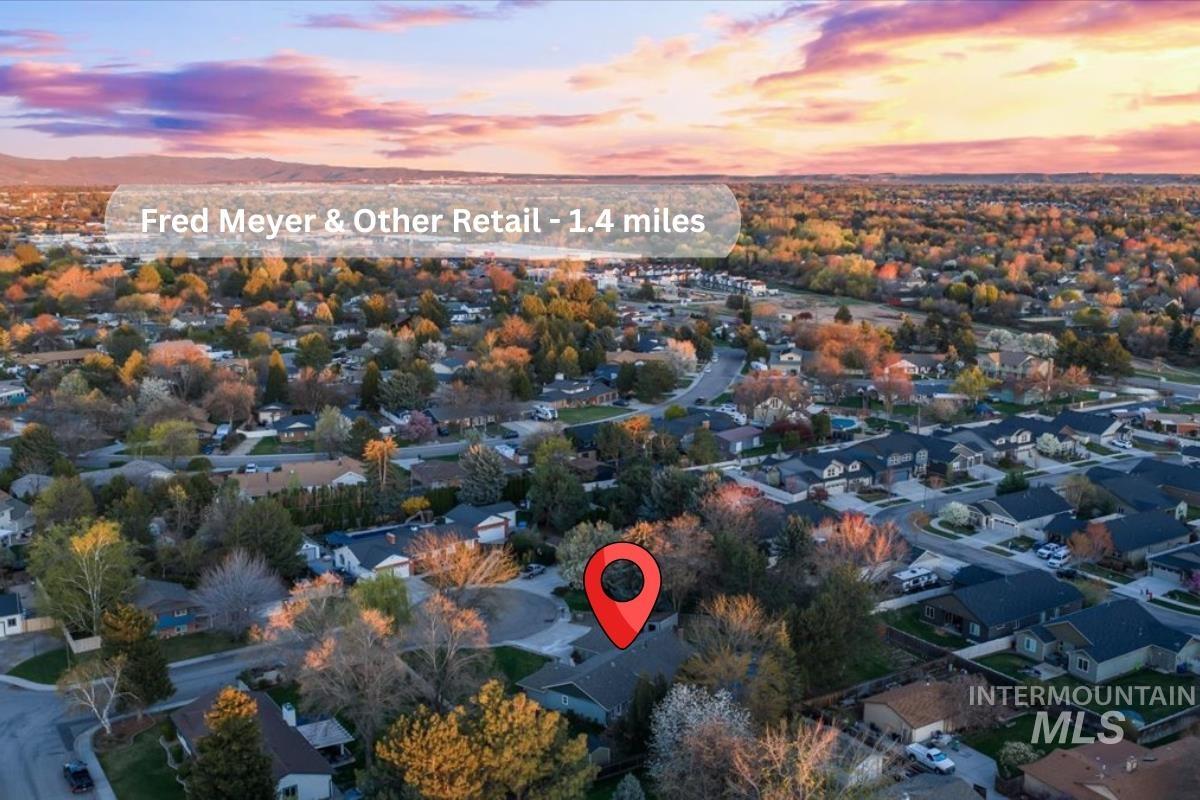 11457 Alejandro Street Boise, ID 83709 - Photo 41 of 42 Aerial view at dusk of a residential view