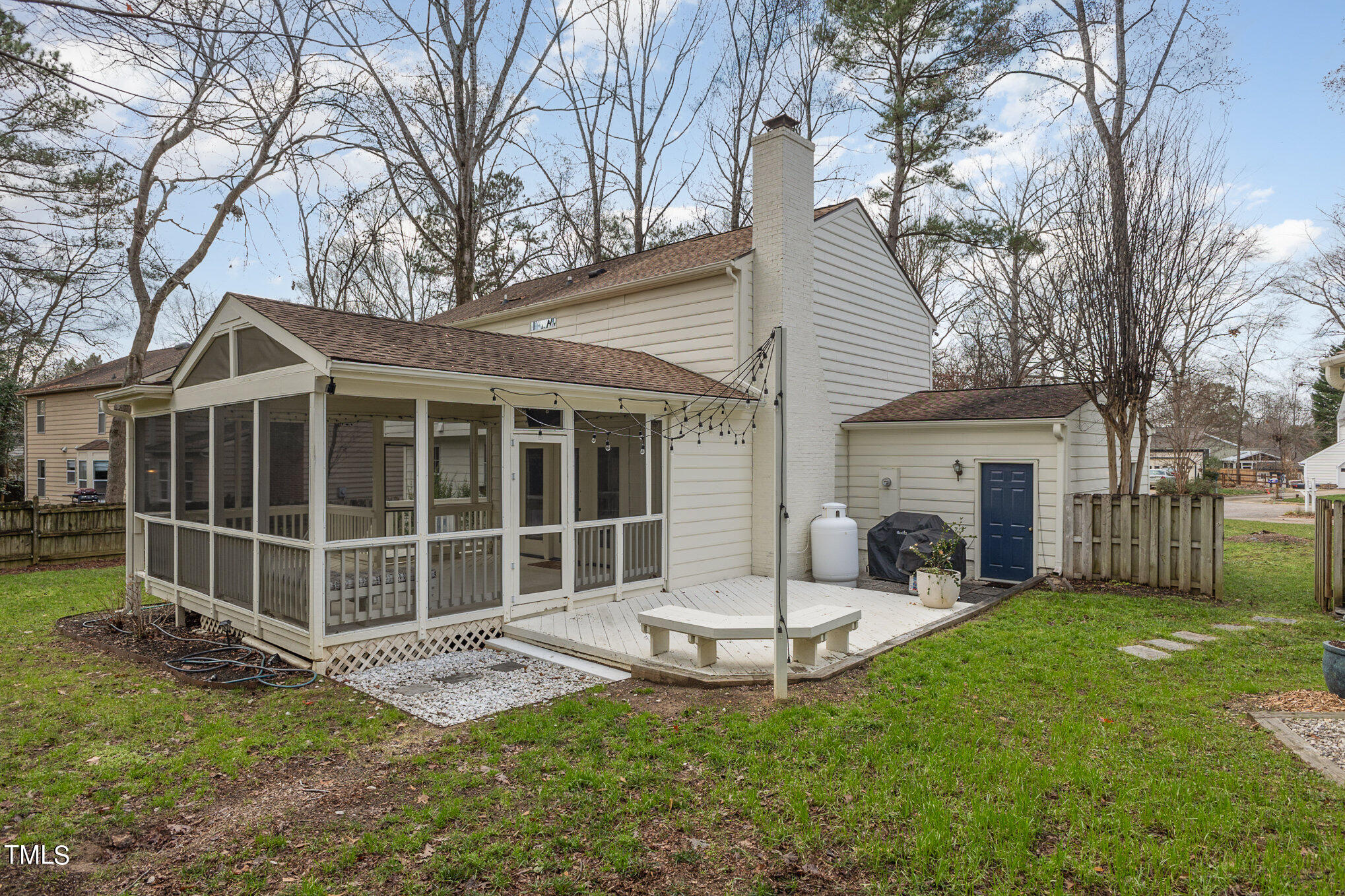 4324 Hickory Ridge Drive Raleigh, NC 27609 - Photo 28 of 34 a view of a house with a yard and a tree
