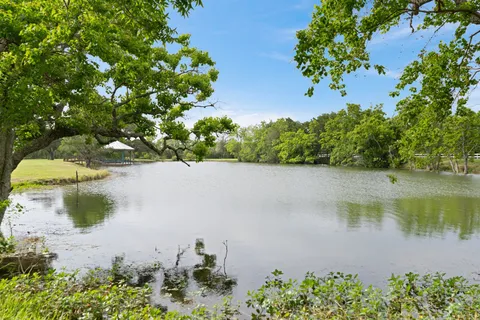 a view of a lake with a lake