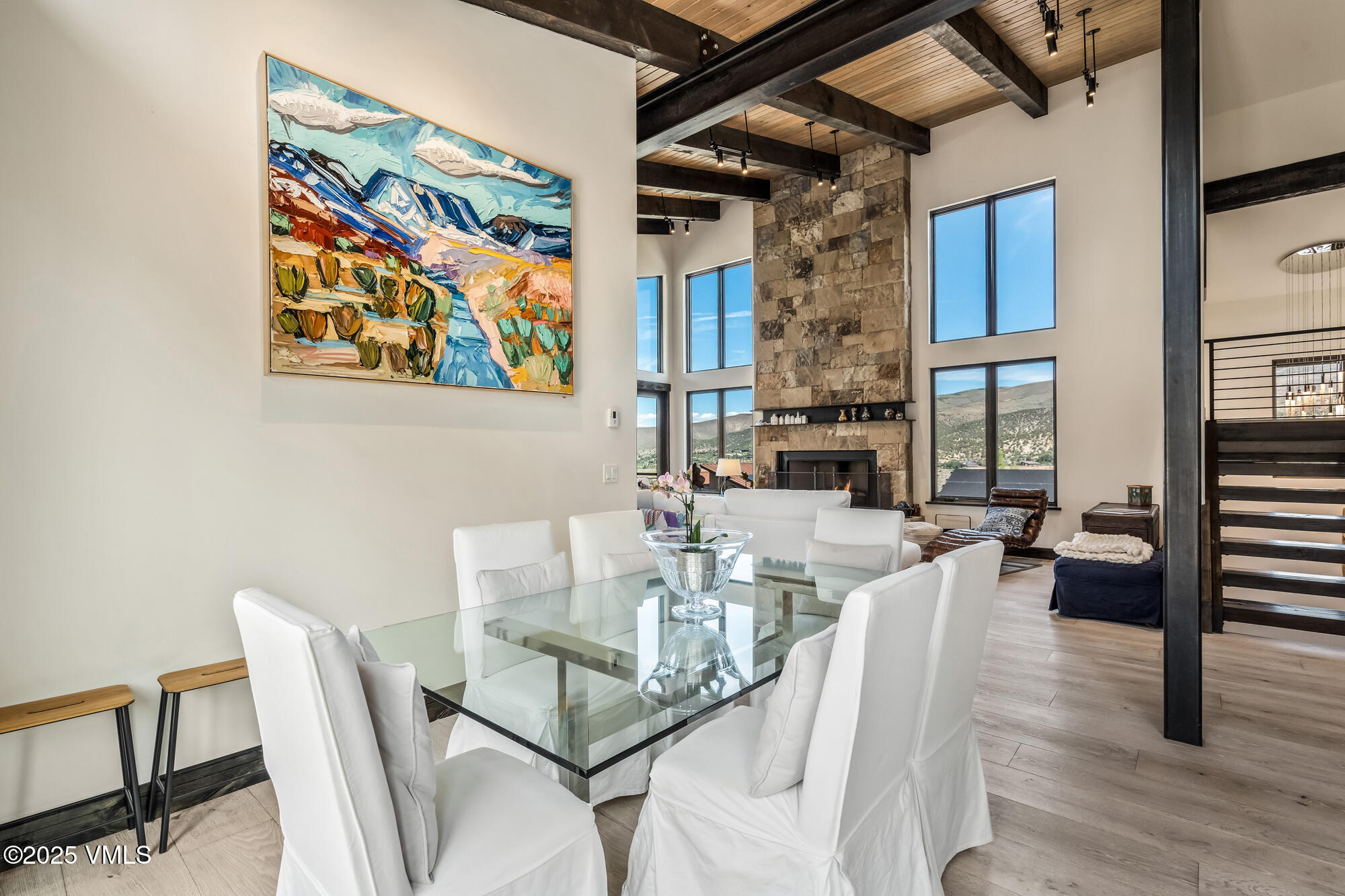 92 Edwards Pointe Edwards, CO 81632 - Photo 6 of 74 a view of a dining room with furniture one side kitchen view and wooden floor
