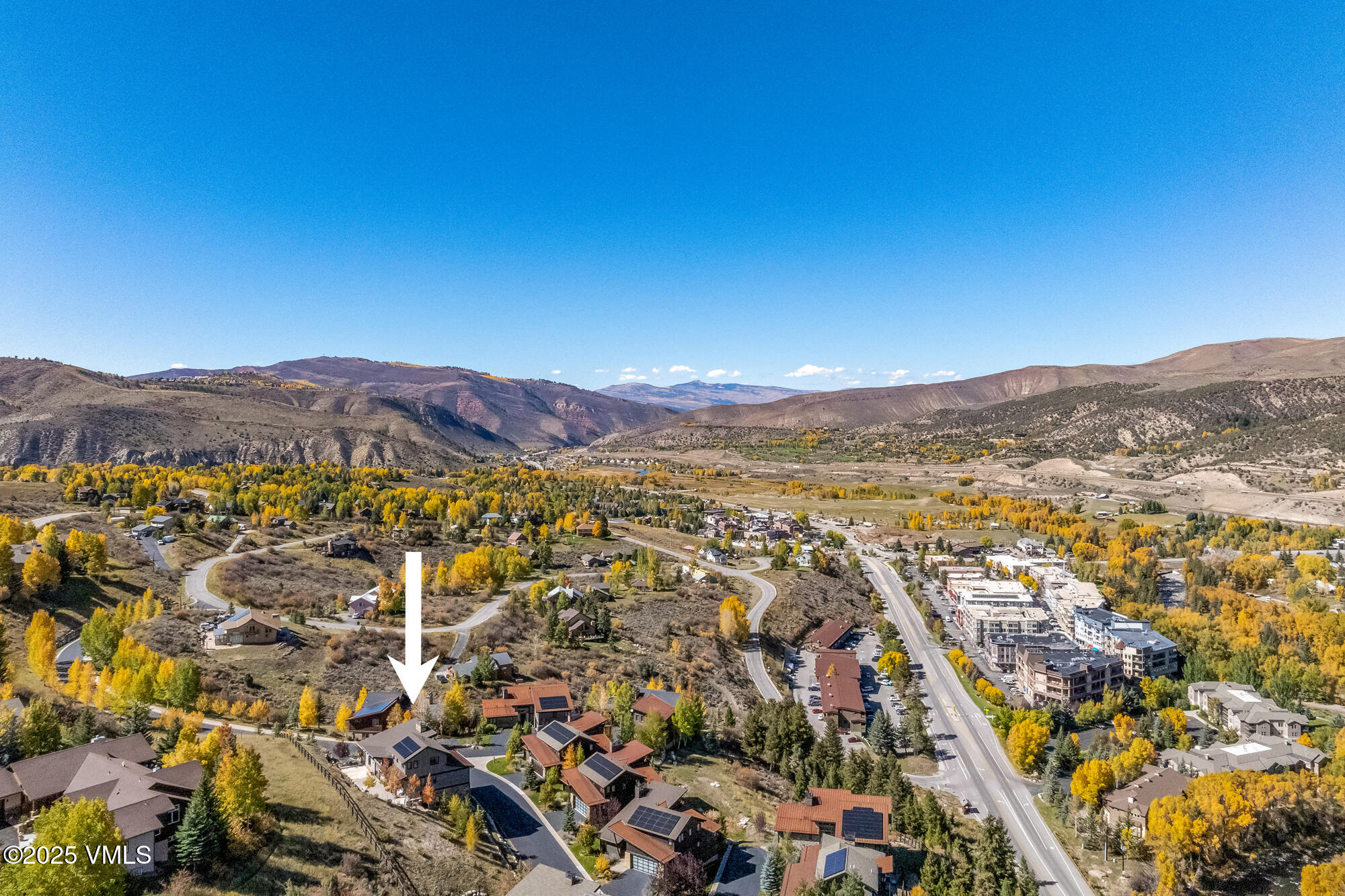 92 Edwards Pointe Edwards, CO 81632 - Photo 72 of 74 an aerial view of residential houses with outdoor space and trees