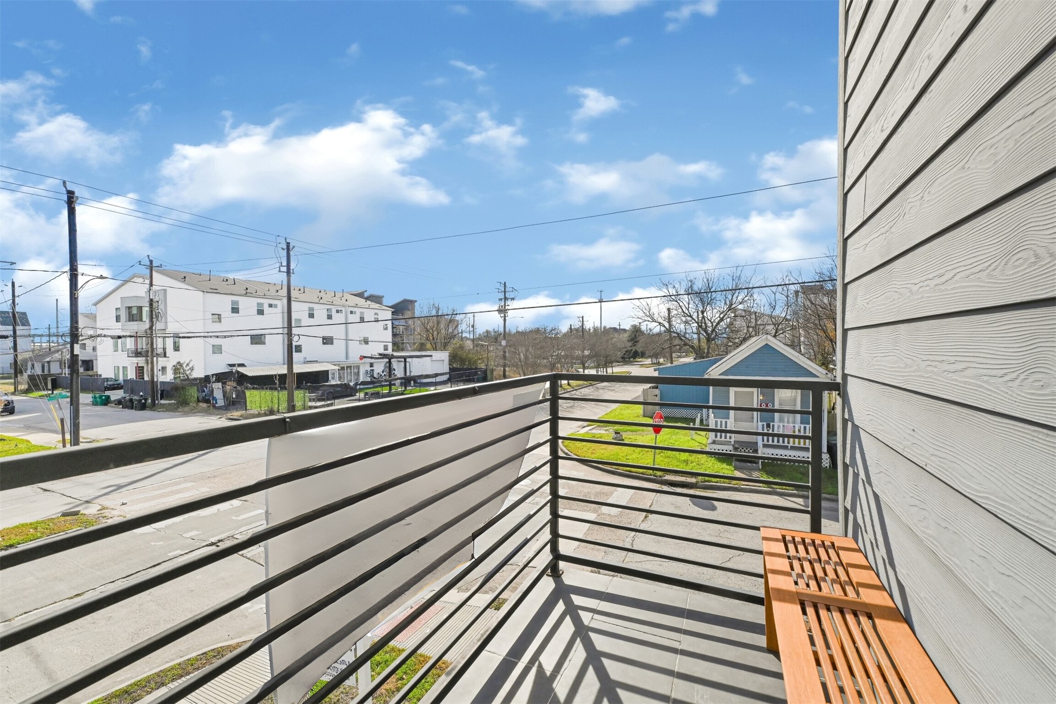 3313 Baer Street Houston, TX 77020 - Photo 16 of 35 a view of a balcony with city view