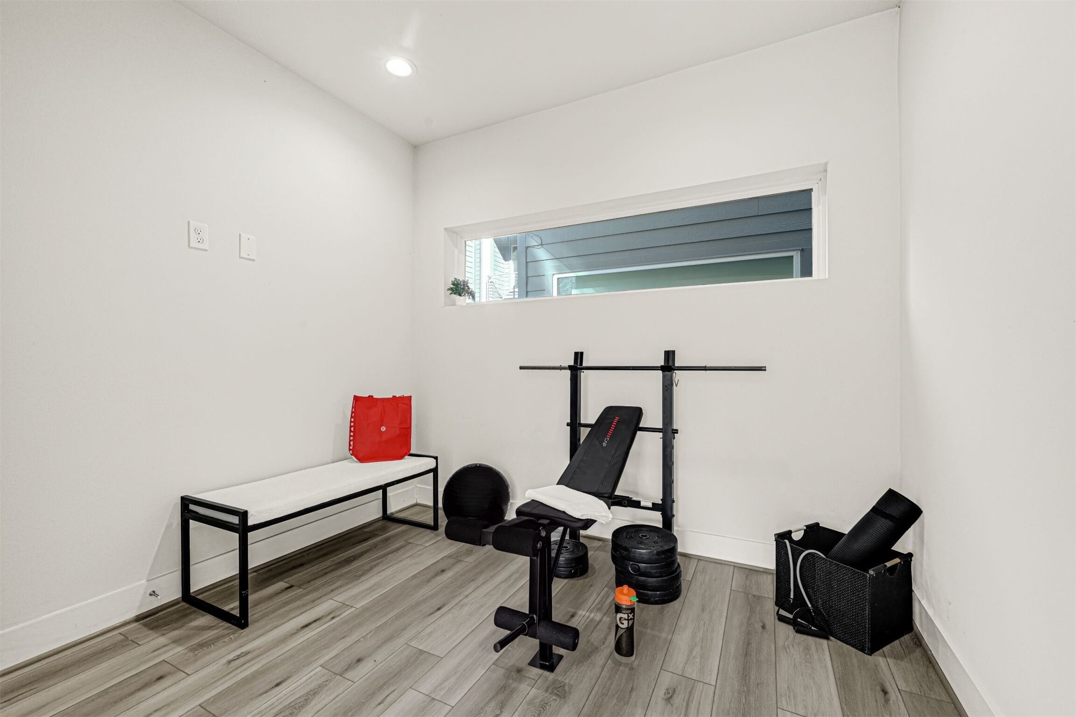 3313 Baer Street Houston, TX 77020 - Photo 6 of 35 a living room with furniture and a wooden floor