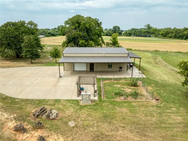 a view of a swimming pool with an ocean view