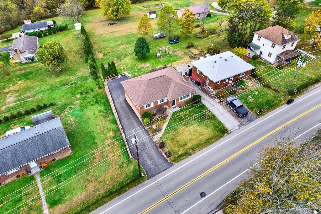 1689 4th Street Monongahela, PA 15063 - Photo 5 of 31 an aerial view of a house with a garden and plants