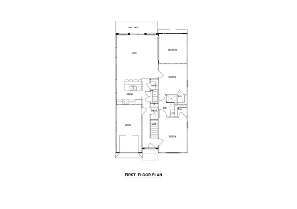 a picture of a floor plan