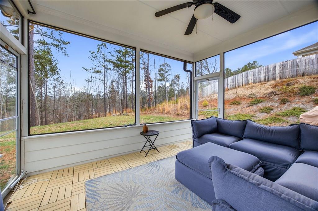 238 Observation Pointe Dallas, GA 30132 - Photo 32 of 41 a living room with furniture and a large window