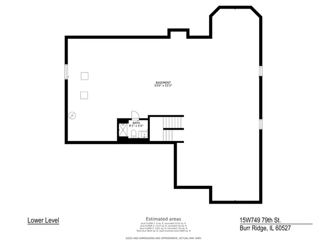 $874,999 | 15 W 749 79th Street, Burr Ridge, IL 60527