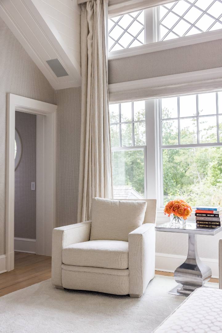 95 Egypt Lane East Hampton, NY 11937 - Photo 15 of 37 a living room with furniture and a large window