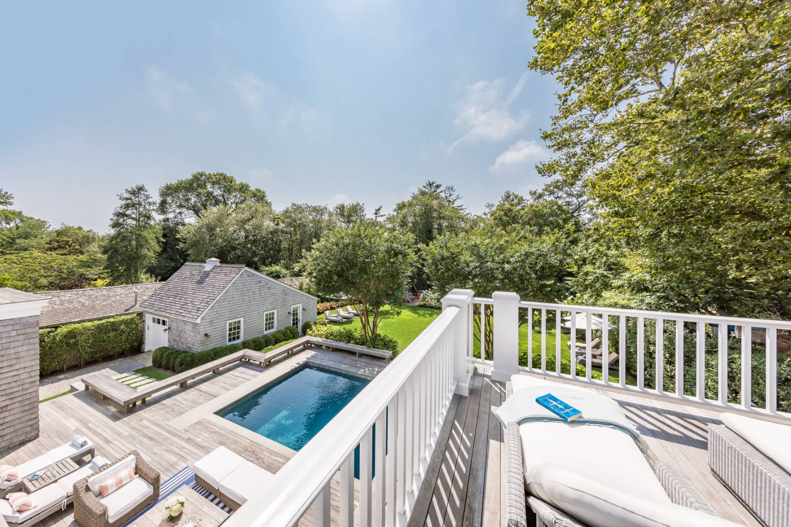 95 Egypt Lane East Hampton, NY 11937 - Photo 24 of 37 a view of deck and hardwood