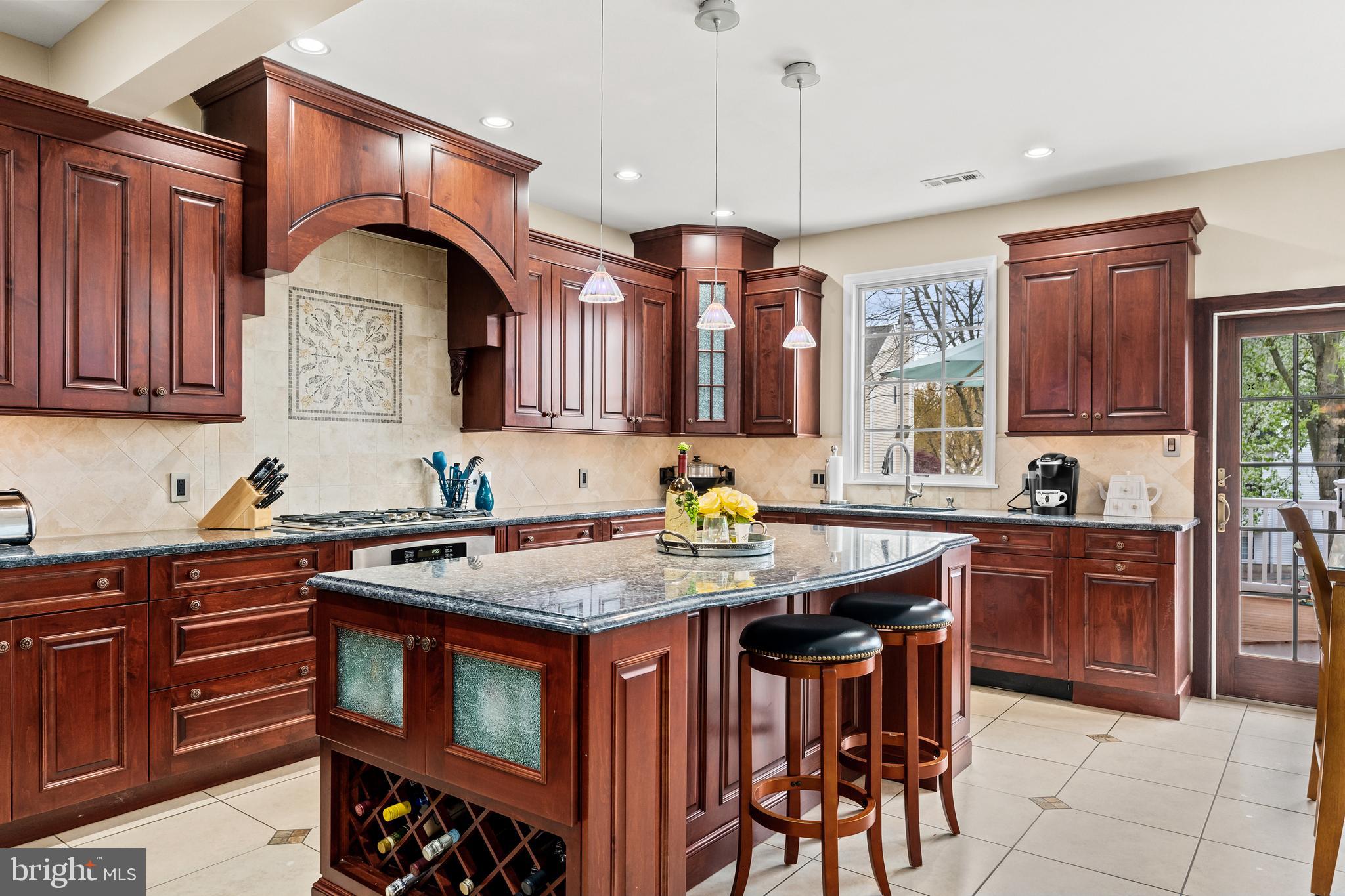 37 Tomahawk Drive Burlington, NJ 08016 - Photo 8 of 50 Expansive Island Custom Wine Storage