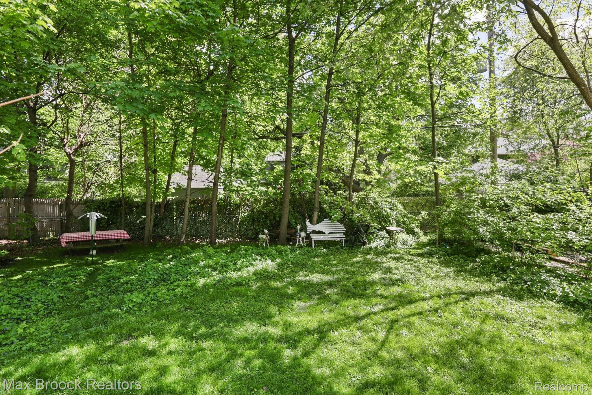1220 East Maple Road Birmingham, MI 48009 - Photo 27 of 31 Rear Wooded View