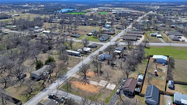 an aerial view of a city with lots of residential buildings