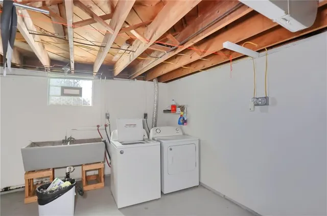 a view of a room with storage and utility