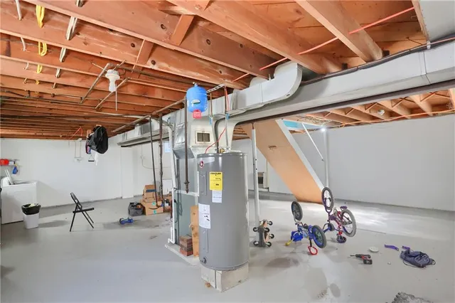 a view of storage and utility room