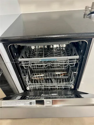 a close view of utility room