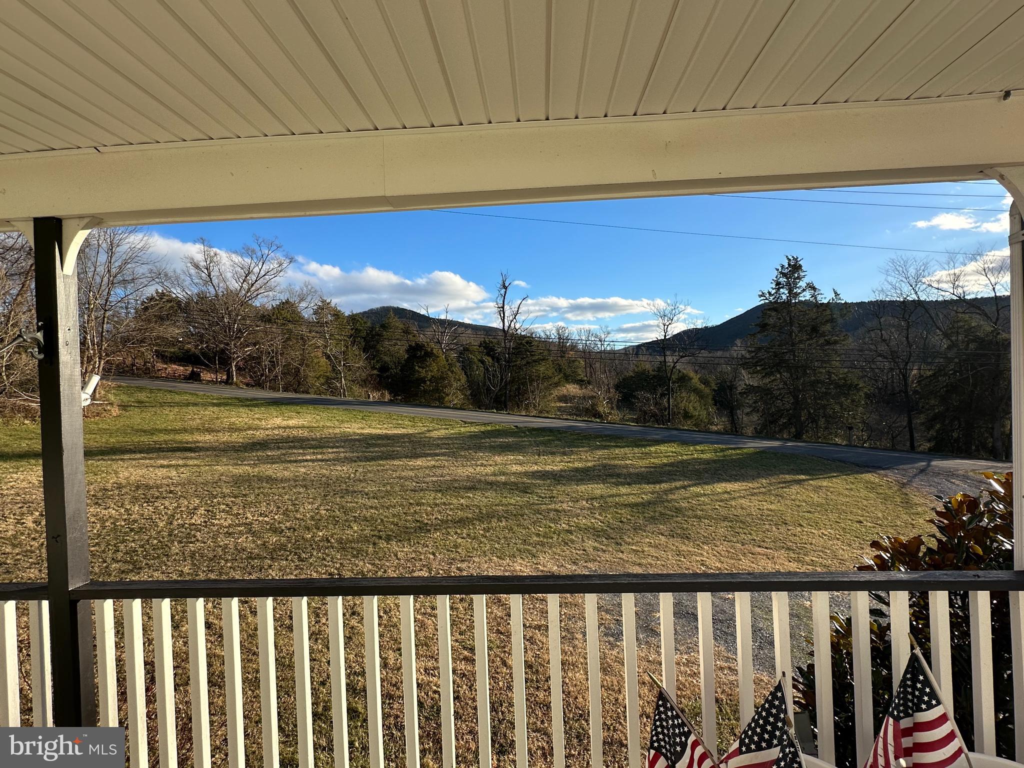 650 Honeyville Road Stanley, VA 22851 - Photo 13 of 27 a view of a street from a balcony