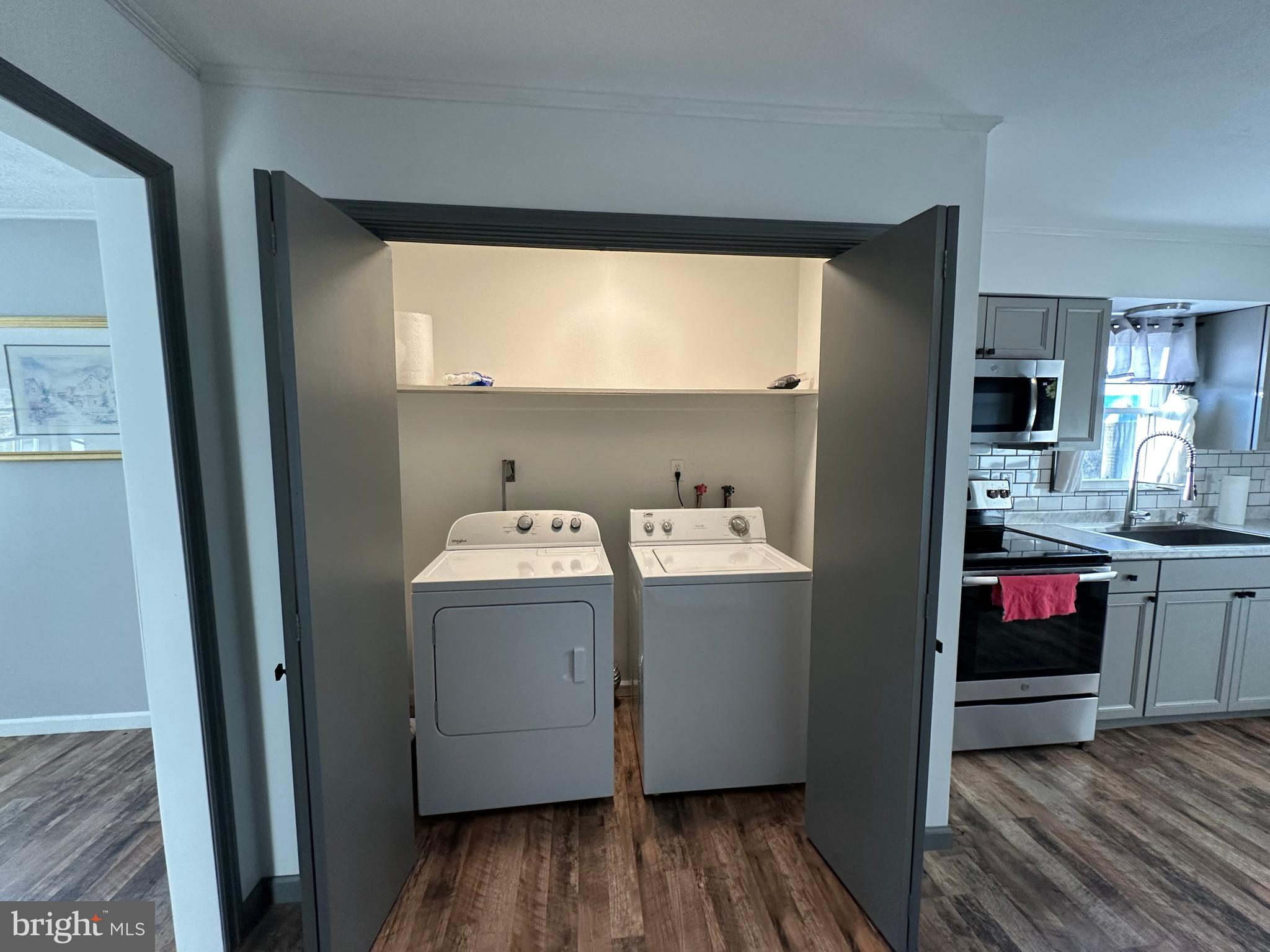 650 Honeyville Road Stanley, VA 22851 - Photo 27 of 27 a view of utility room with washer and dryer