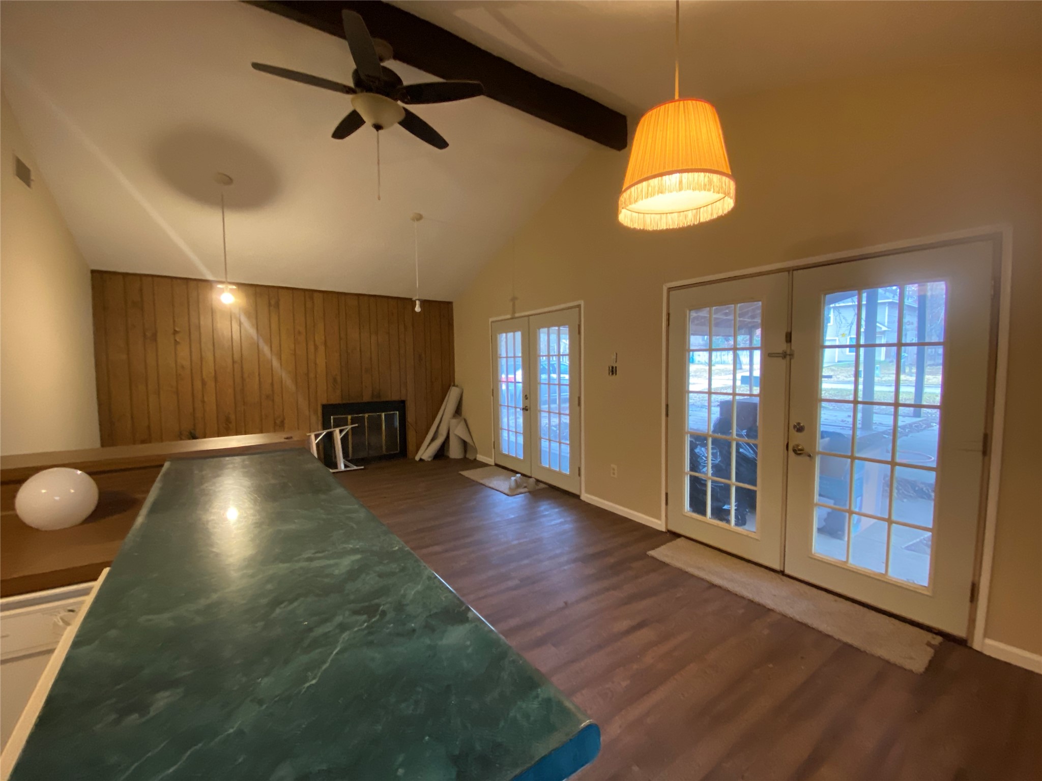 28629 Netawake Court Point Blank, TX 77364 - Photo 7 of 20 High ceiling, new flooring, wood-burning fireplace, open concept!