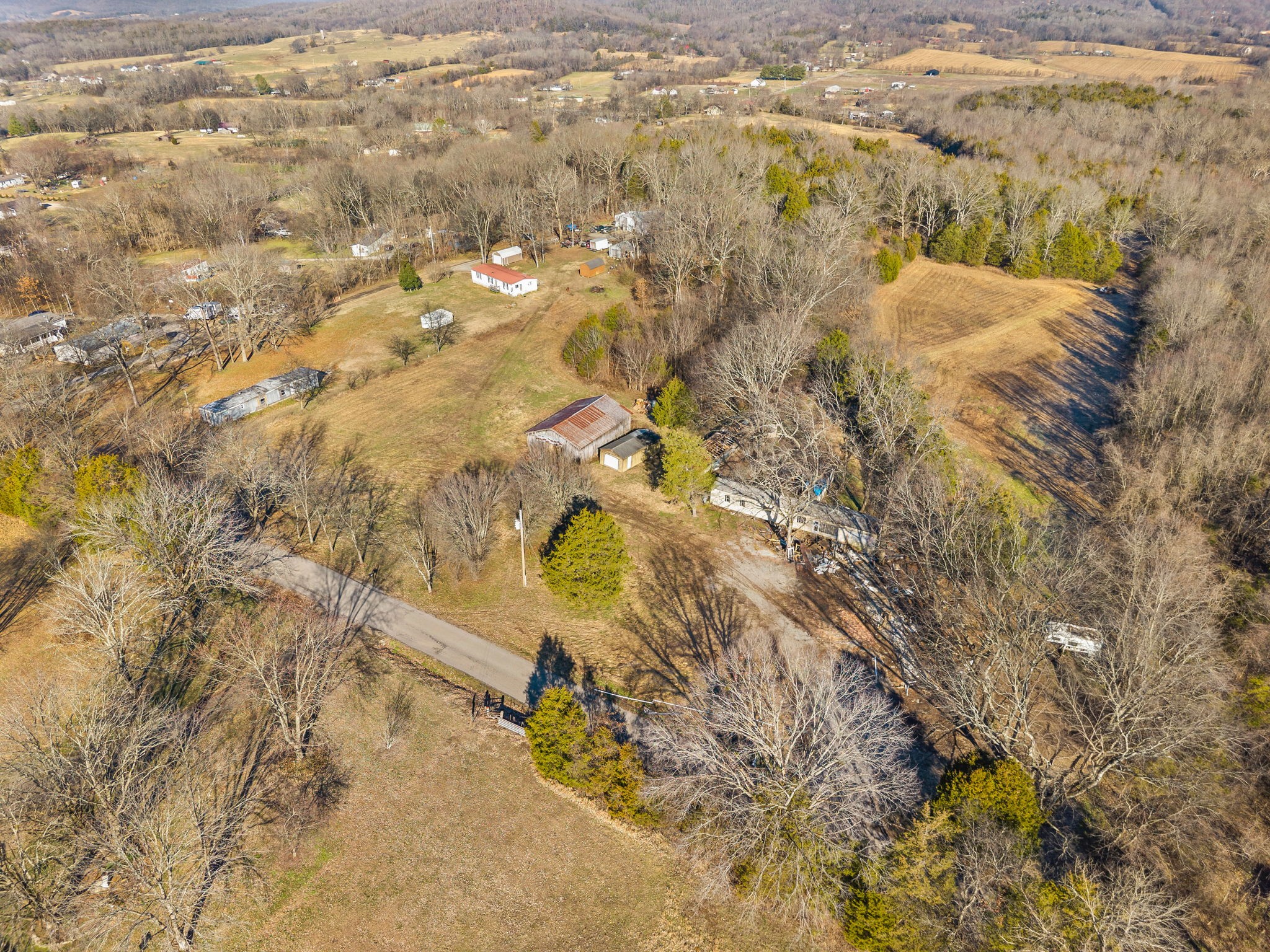 1061 Scott Road Bethpage, TN 37022 - Photo 29 of 32 a view of a yard with wooden fence