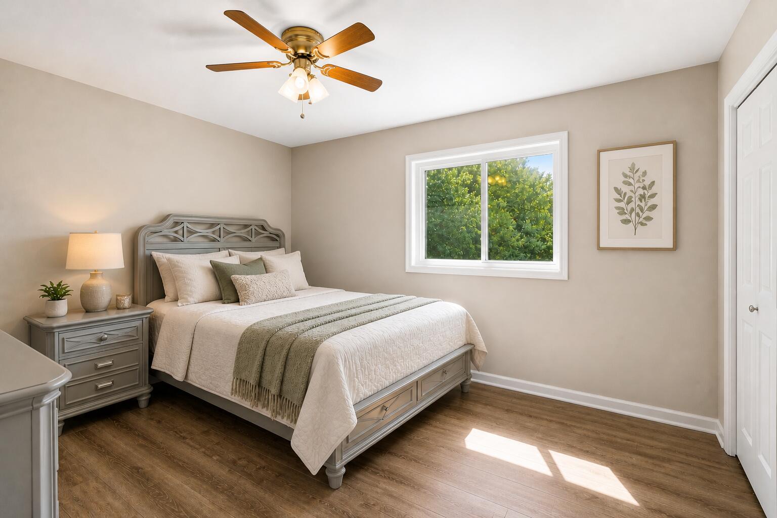 12025 Heron Lake Road St. John, IN 46373 - Photo 23 of 42 a bedroom with a bed and a window