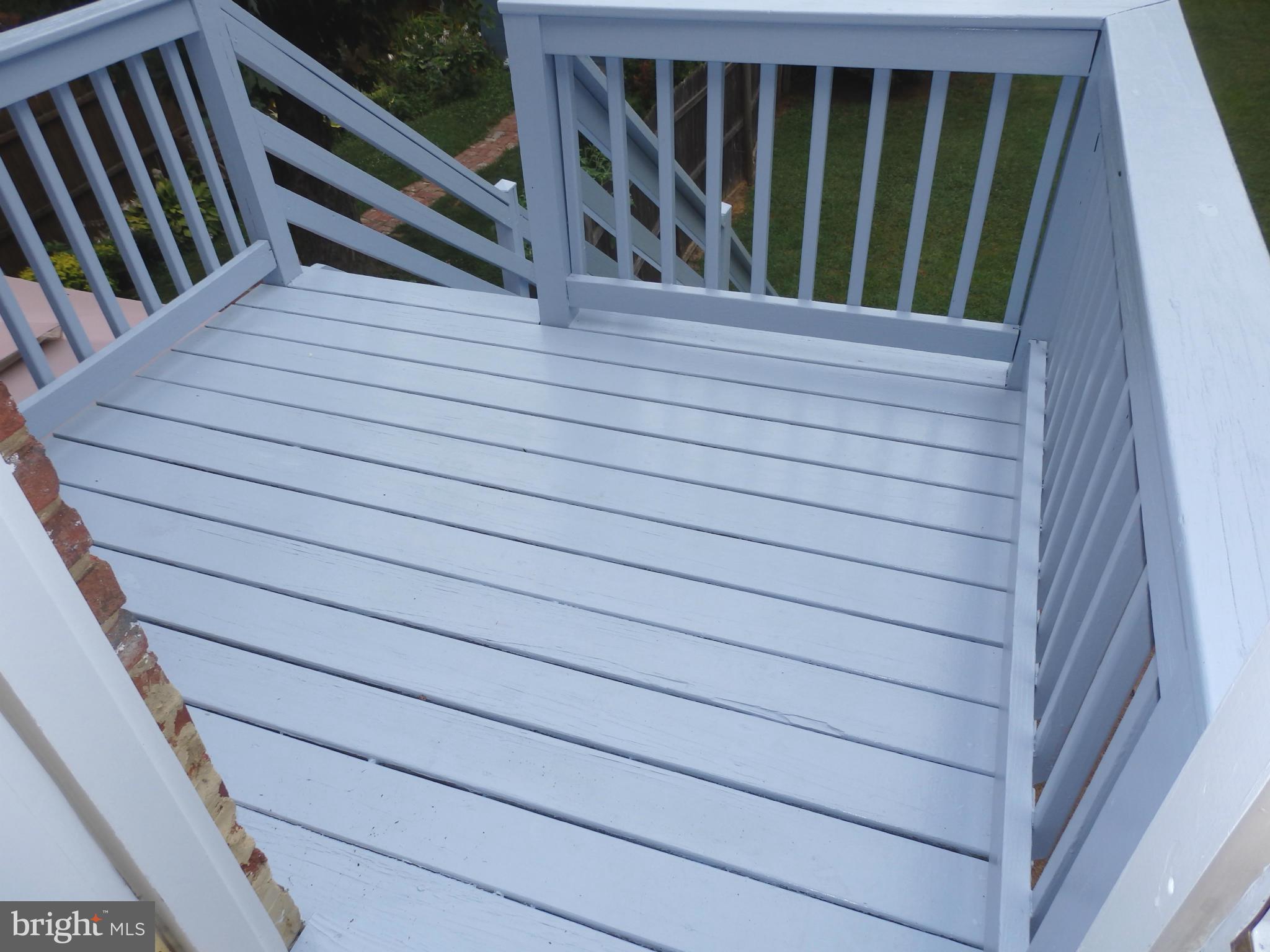 206 Center Street Frederick, MD 21701 - Photo 15 of 30 Deck off of bedroom #3