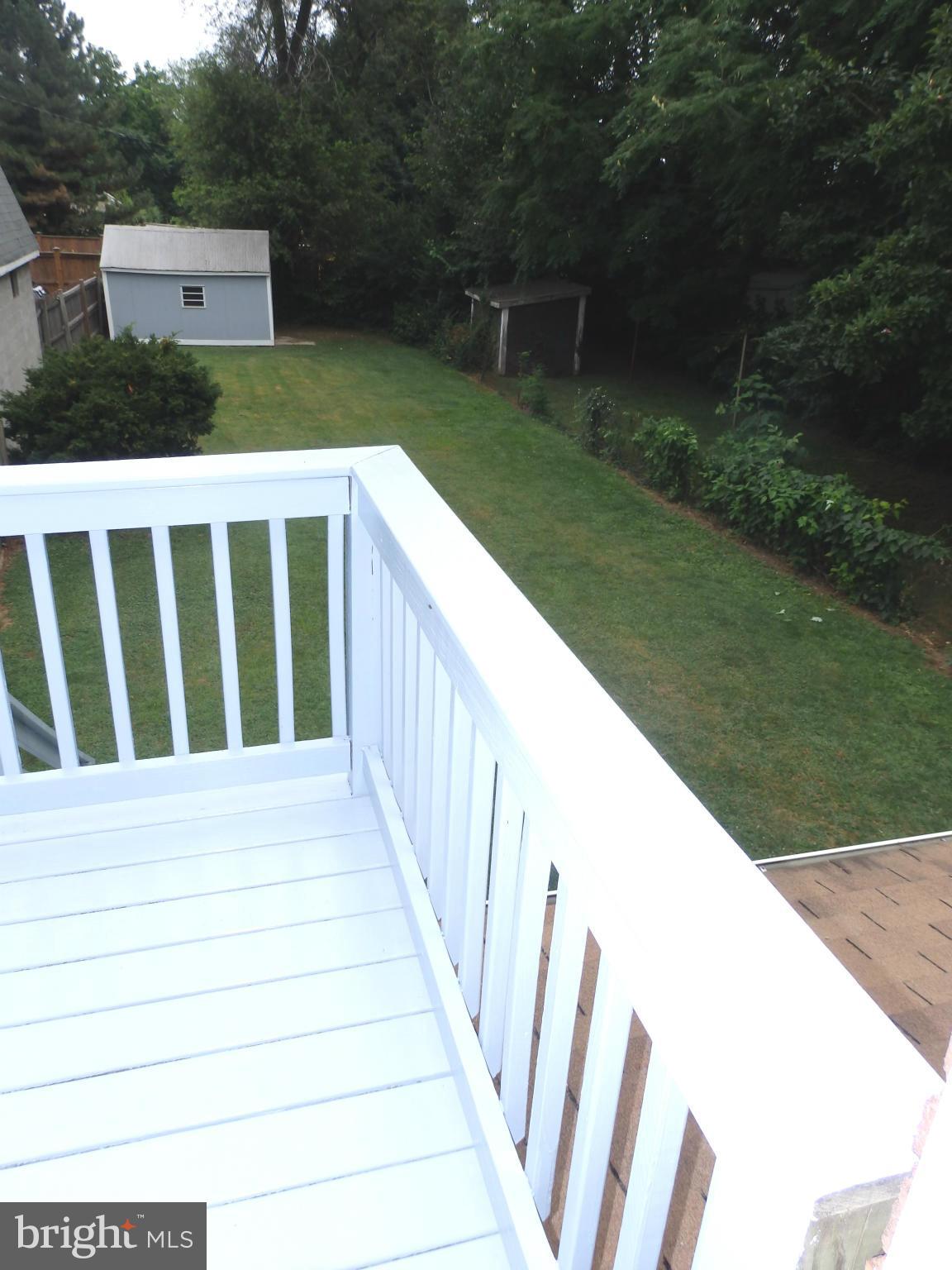 206 Center Street Frederick, MD 21701 - Photo 16 of 30 View of fenced back yard from the deck