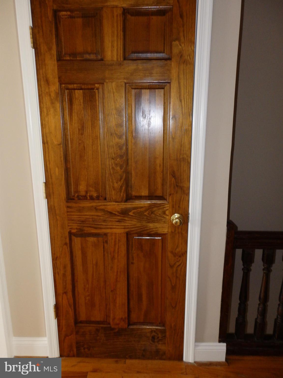 206 Center Street Frederick, MD 21701 - Photo 20 of 30 Richly stained hardwood doors