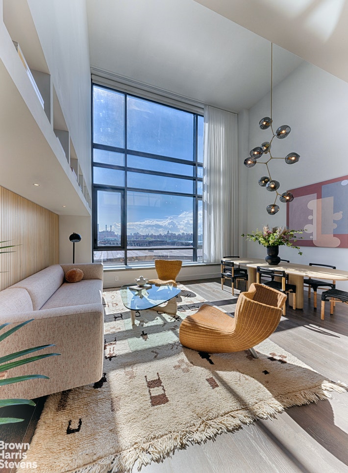 50 Greenpoint Avenue, Unit 5G6F Brooklyn, NY 11222 - Photo 1 of 1 a living room with furniture