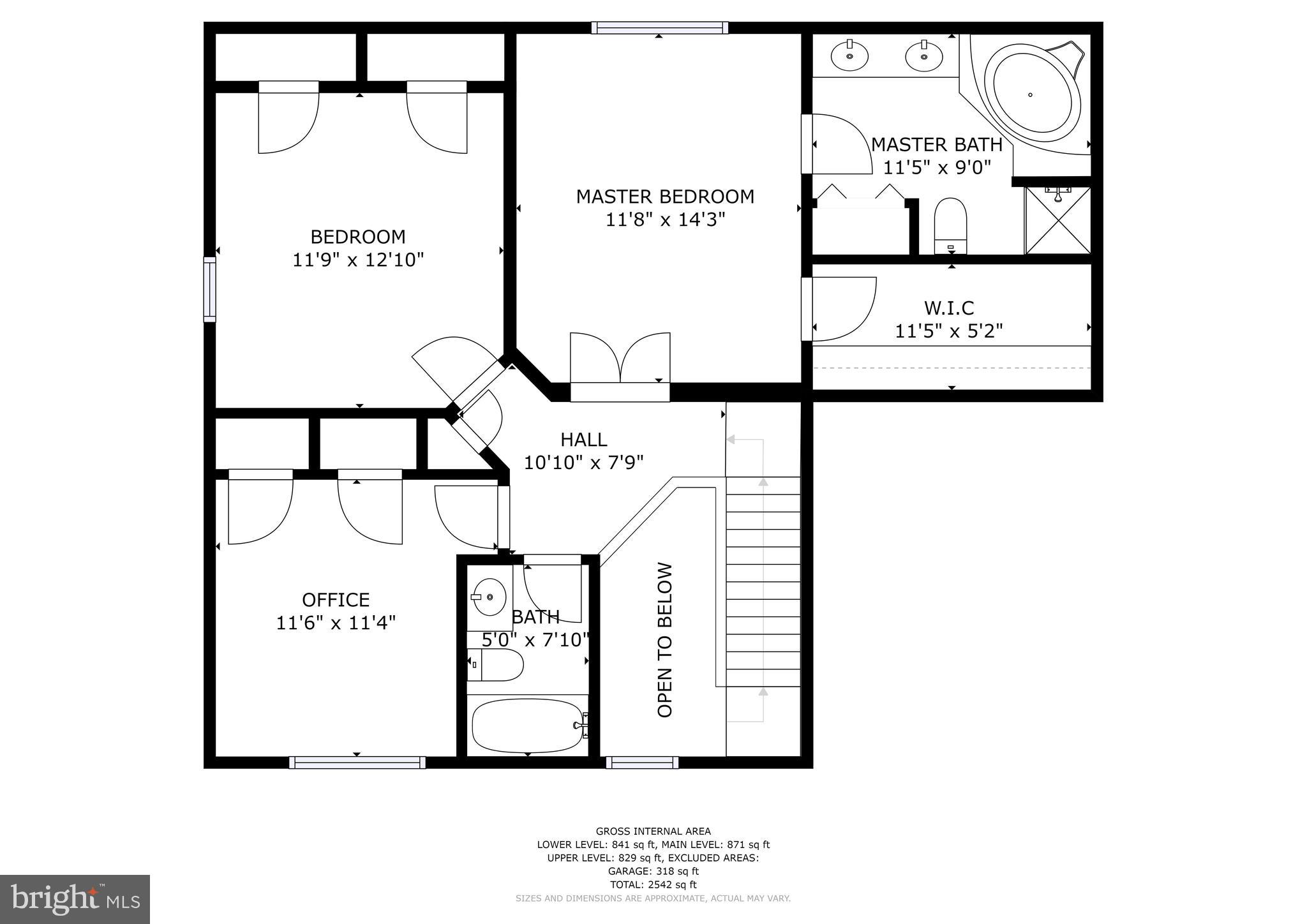 9252 Cartersville Road Columbia, MD 21046 - Photo 34 of 36 Floor Plan